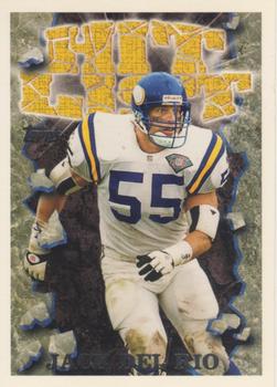 Jack Del Rio Minnesota Vikings 1995 Topps NFL Hit List #8